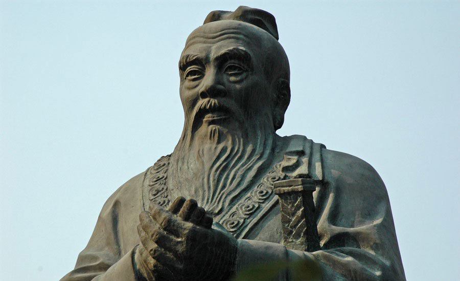 Statue of Confucius - An Autobiography of Confucius