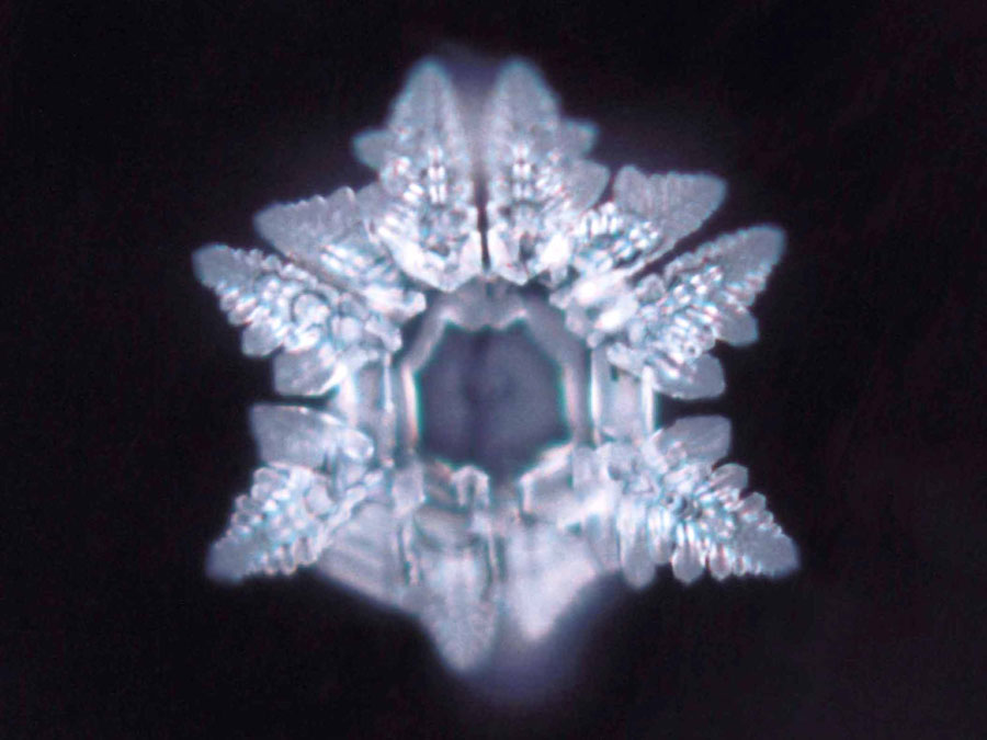 praying hands crystals web - Masaru Emoto's messages from water